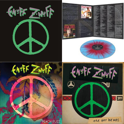 Enuff Z'nuff (180G/Purple LP Vinyl/Limited Edition) & 1985 (Blue & Red Starburst LP Vinyl) & Peach Fuzz (Peach LP Vinyl) & 1987 Demos (Green LP Vinyl)