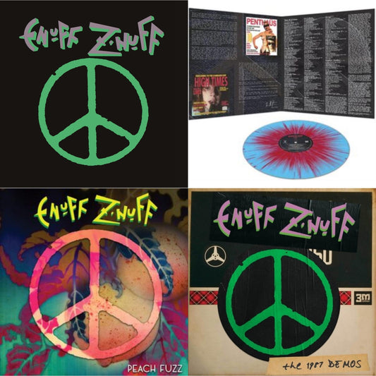 Enuff Z'nuff (180G/Purple LP Vinyl/Limited Edition) & 1985 (Blue & Red Starburst LP Vinyl) & Peach Fuzz (Peach LP Vinyl) & 1987 Demos (Green LP Vinyl)