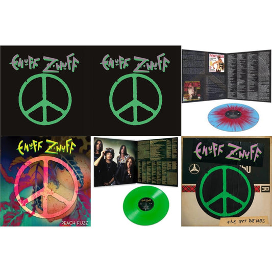 Enuff Z'nuff (180G/Purple LP Vinyl/Limited Edition) & Enuff Z'nuff (180G/Green LP Vinyl/Limited Edition) & 1985 (Blue & Red Starburst LP Vinyl) & Peach Fuzz (Peach LP Vinyl) & Seven (Green LP Vinyl/Reissue) & 1987 Demos (Green LP Vinyl)