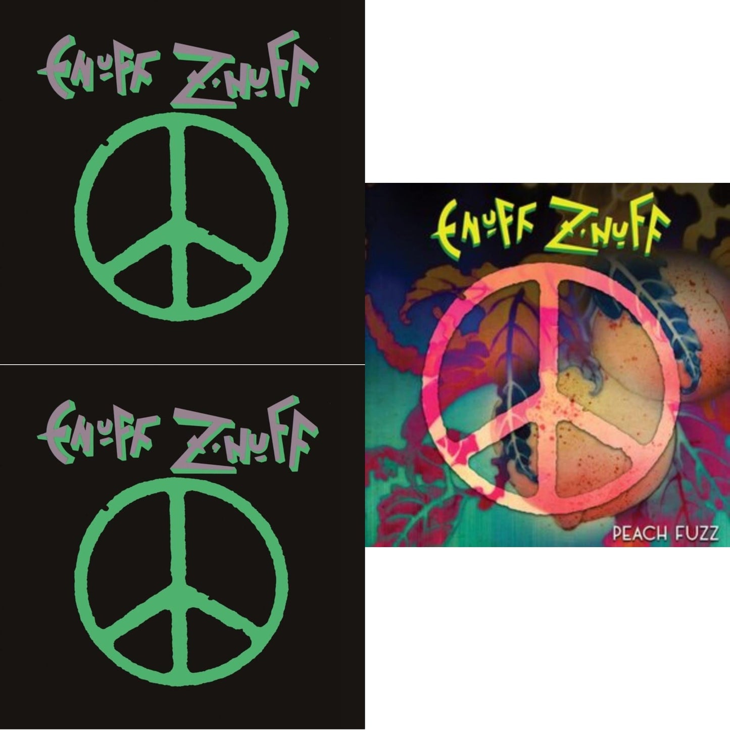 Enuff Z'nuff (180G/Purple LP Vinyl/Limited Edition) & Enuff Z'nuff (180G/Green LP Vinyl/Limited Edition) & Peach Fuzz (Peach LP Vinyl)