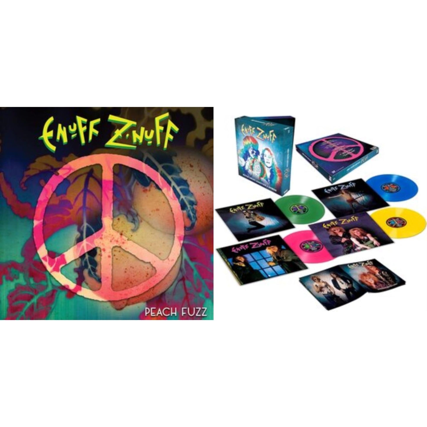 This is a 2 LP Vinyl SKU bundle.
1.This LP Vinyl is brand new.Format: LP VinylMusic Style: Power PopThis item's title is: Peach Fuzz (Peach LP Vinyl)Artist: Enuff Z'nuffLabel: DEADLINE MUSICBarcode: 889466217111Release Date: 2/5/2021
2.This LP Vinyl is brand new.