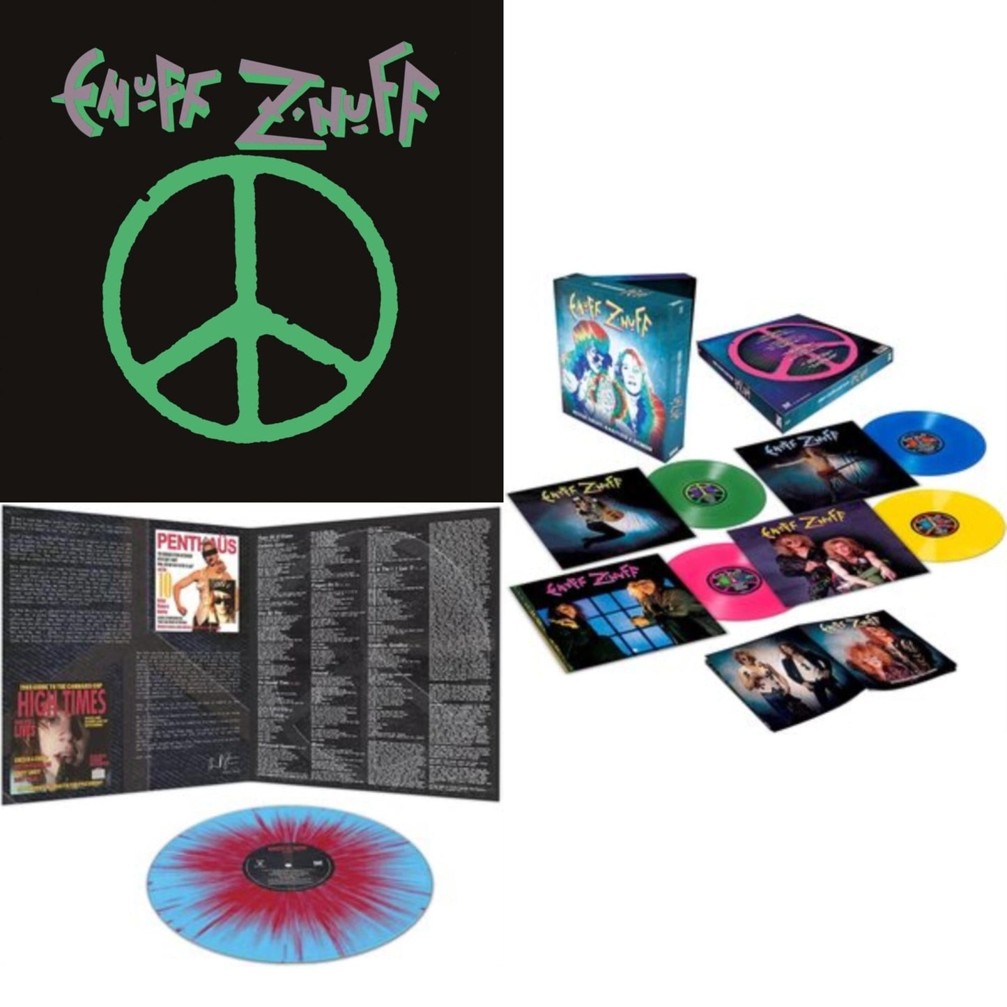 Enuff Z'nuff (180G/Purple LP Vinyl/Limited Edition) & 1985 (Blue & Red Starburst LP Vinyl) & Rarities & Demos (4LP/Colored Vinyl)