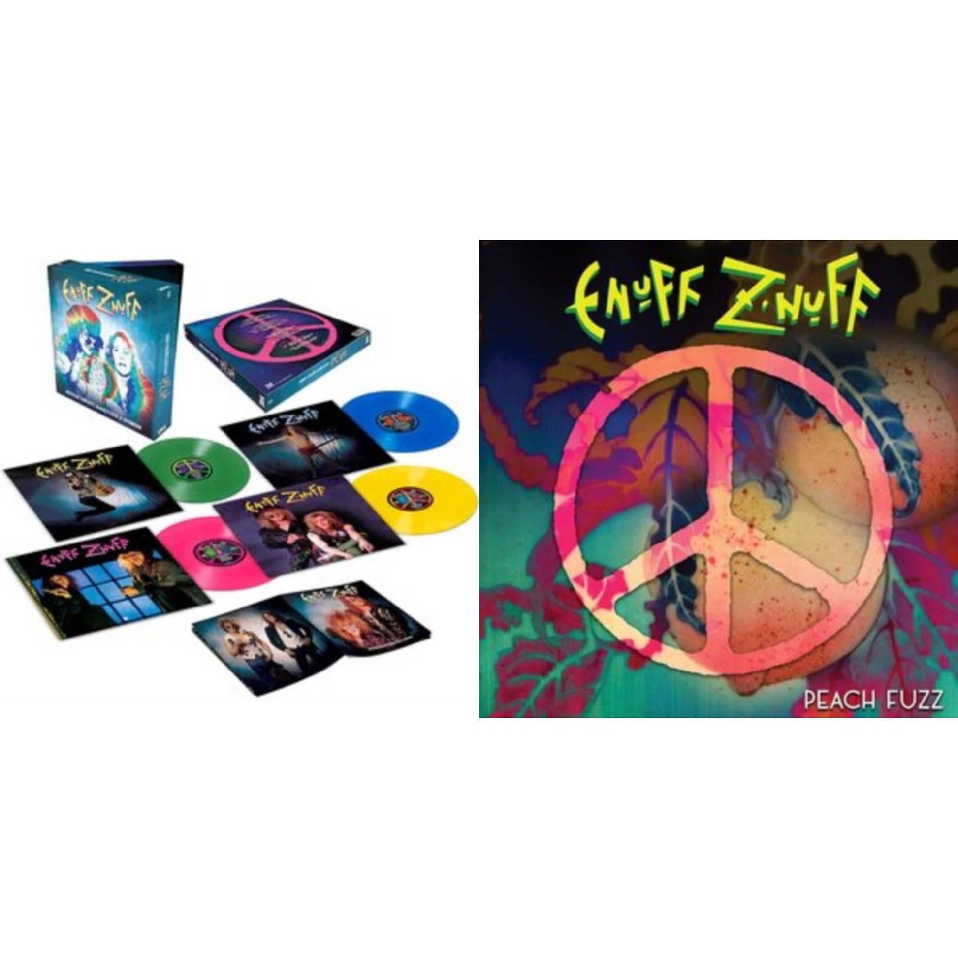 This is a 2 LP Vinyl SKU bundle.
1.This LP Vinyl is brand new.Format: LP VinylMusic Style: Power PopThis item's title is: Peach Fuzz (Peach LP Vinyl)Artist: Enuff Z'nuffLabel: DEADLINE MUSICBarcode: 889466217111Release Date: 2/5/2021
2.This LP Vinyl is brand new.