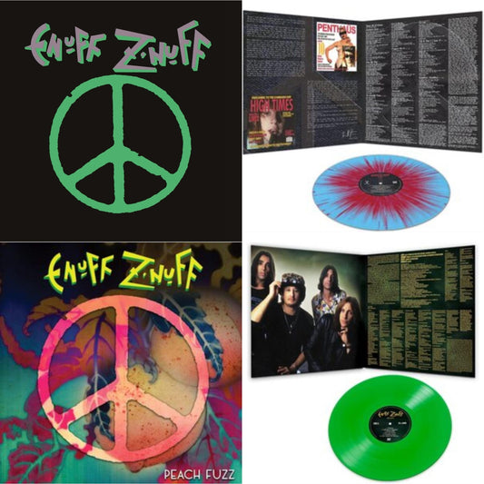 Enuff Z'nuff (180G/Purple LP Vinyl/Limited Edition) & 1985 (Blue & Red Starburst LP Vinyl) & Peach Fuzz (Peach LP Vinyl) & Seven (Green LP Vinyl/Reissue)