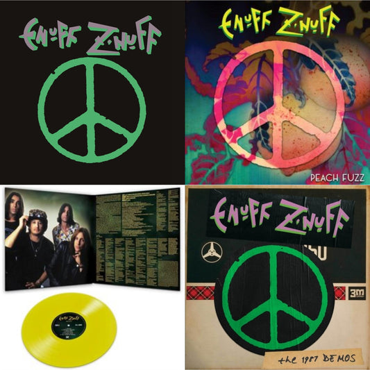 Enuff Z'nuff (180G/Purple LP Vinyl/Limited Edition) & Peach Fuzz (Peach LP Vinyl) & Seven (Yellow LP Vinyl/Reissue) & 1987 Demos (Green LP Vinyl)