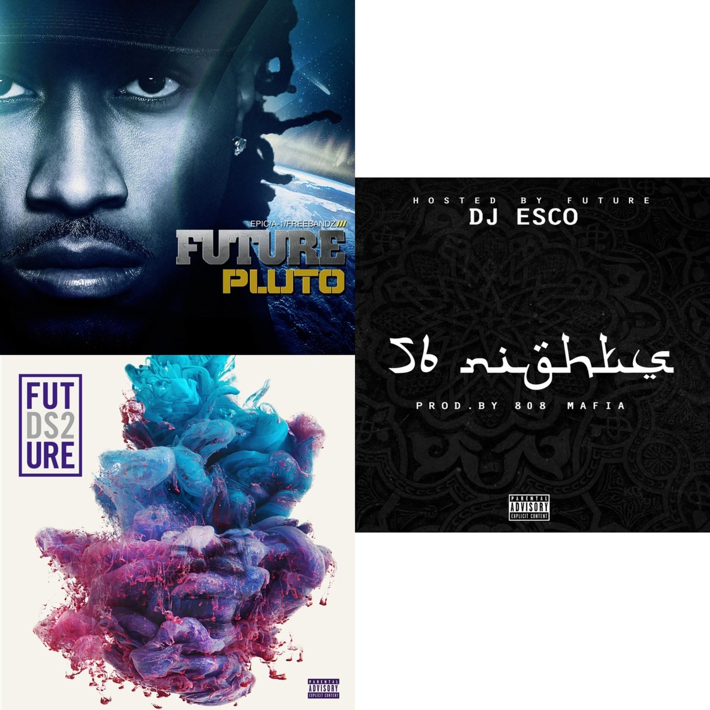 Pluto (X) (2LP) & Ds2 (X) (2LP) & 56 Nights