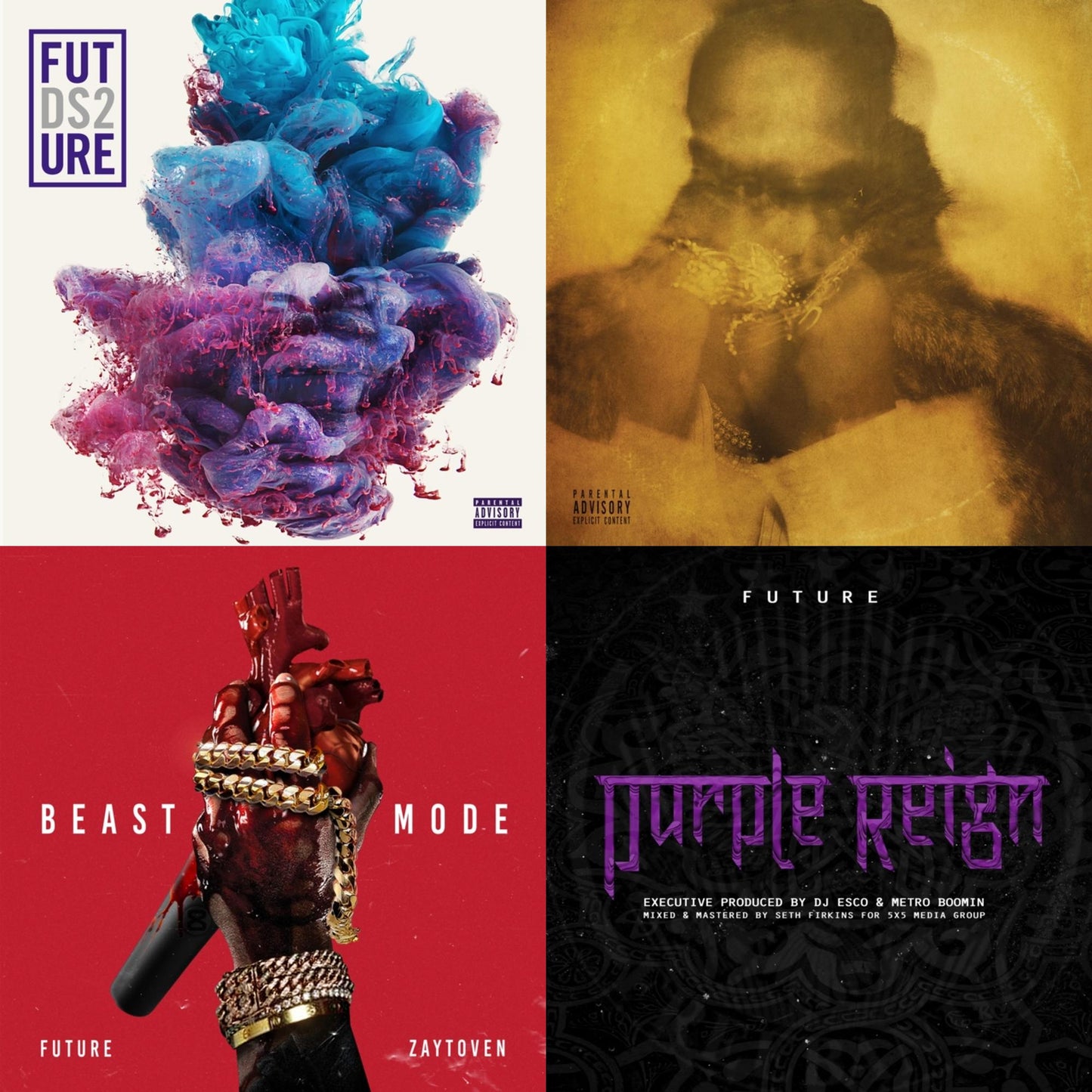 Ds2 (X) (2LP) & Future (X) (2LP) & Beast Mode (X) & Purple Reign (X)
