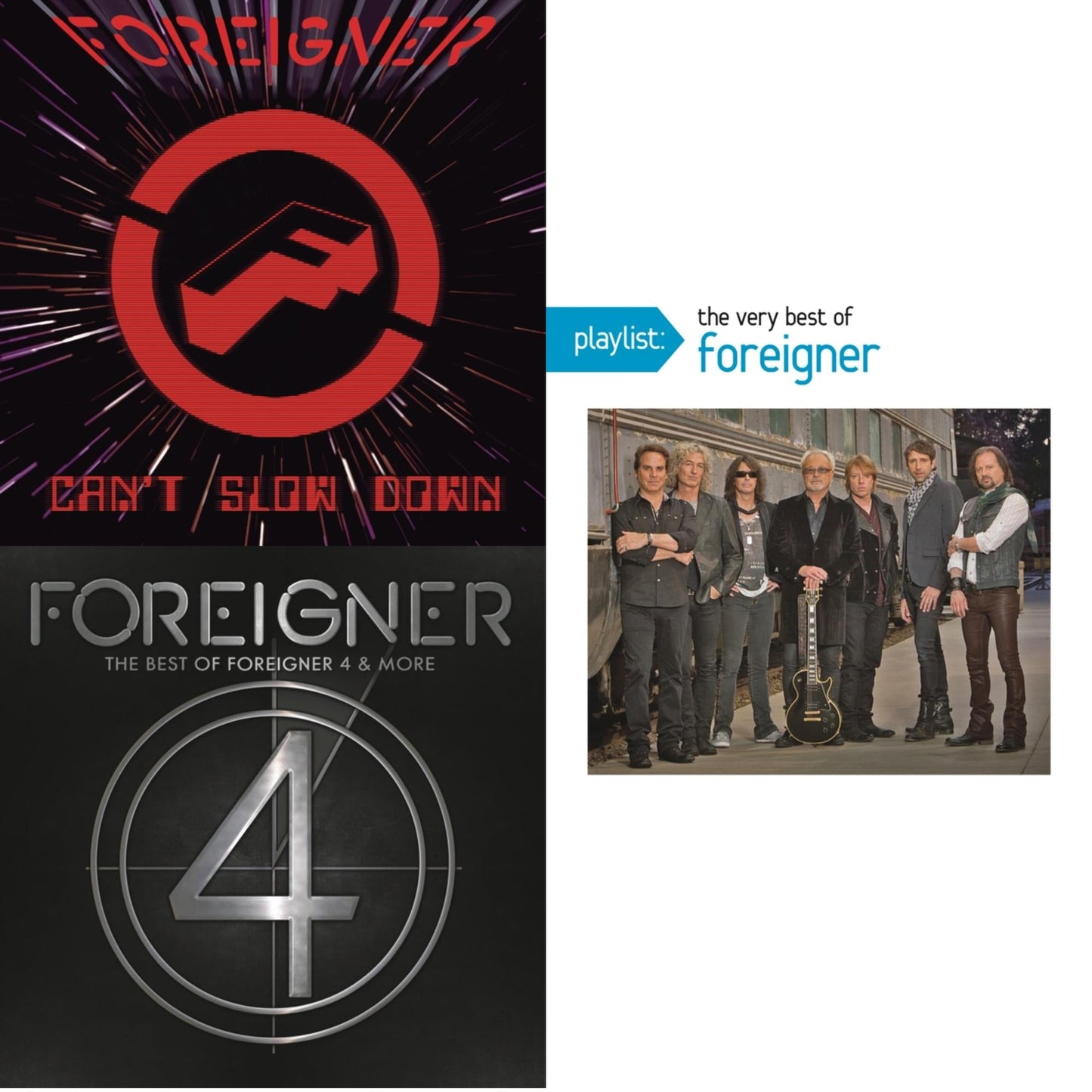 Can't Slow Down & Best Of Foreigner 4 & More & Playlist: Very Best Of Foreigner