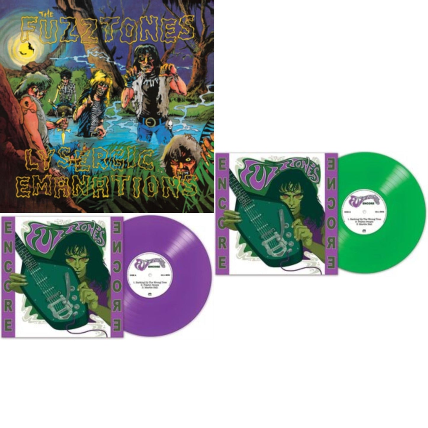 Fuzztones - Lysergic Emanations (1985) (Remastered & Expanded) & Encore (Purple LP Vinyl) & Encore (Green LP Vinyl)