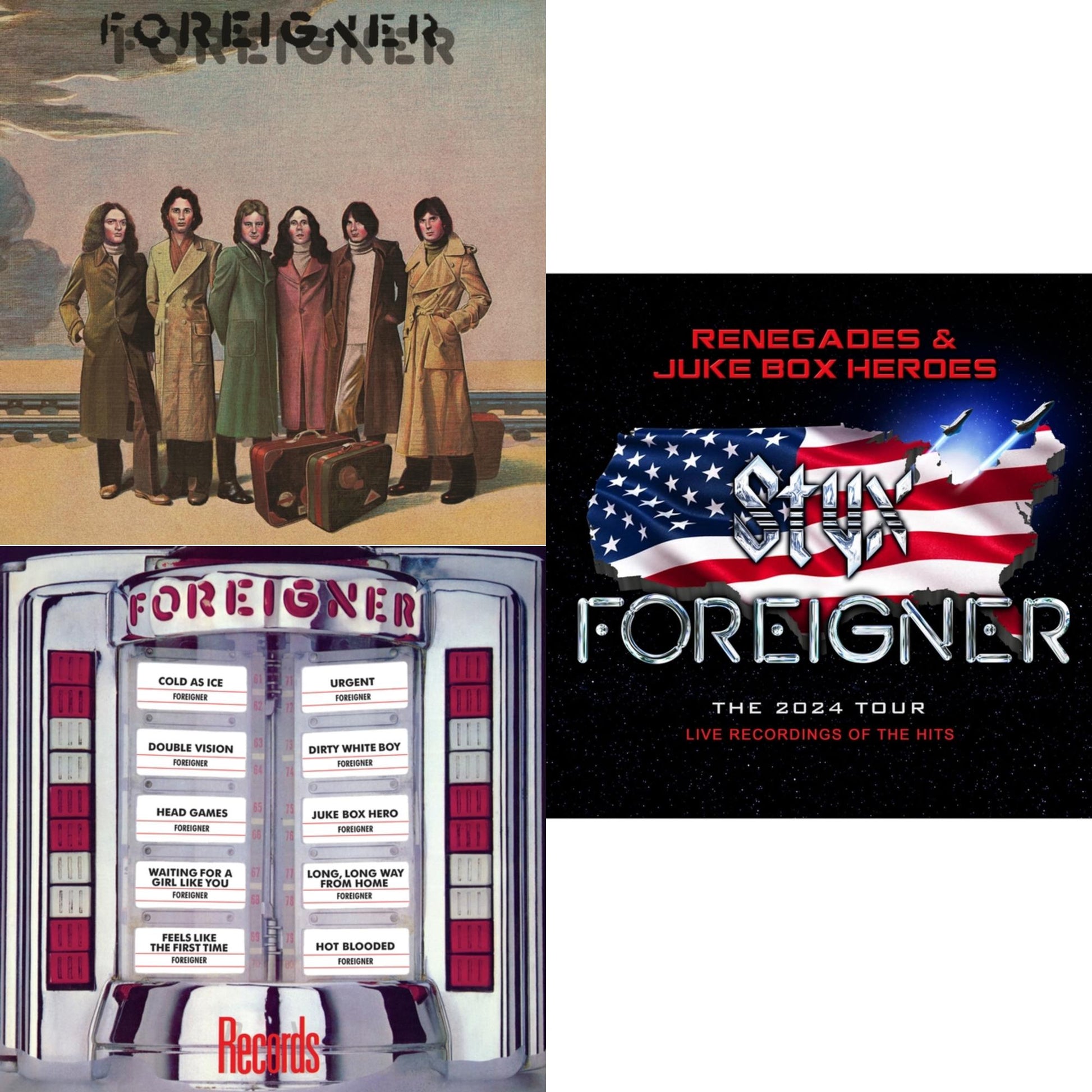 This is a 3 LP Vinyl SKU bundle.
1.This LP Vinyl is brand new.Format: LP VinylMusic Style: Pop RockThis item's title is: RecordsArtist: ForeignerLabel: ATLANTIC CATALOG GROUPBarcode: 603497830572Release Date: 9/15/2023
2.This LP Vinyl is brand new.