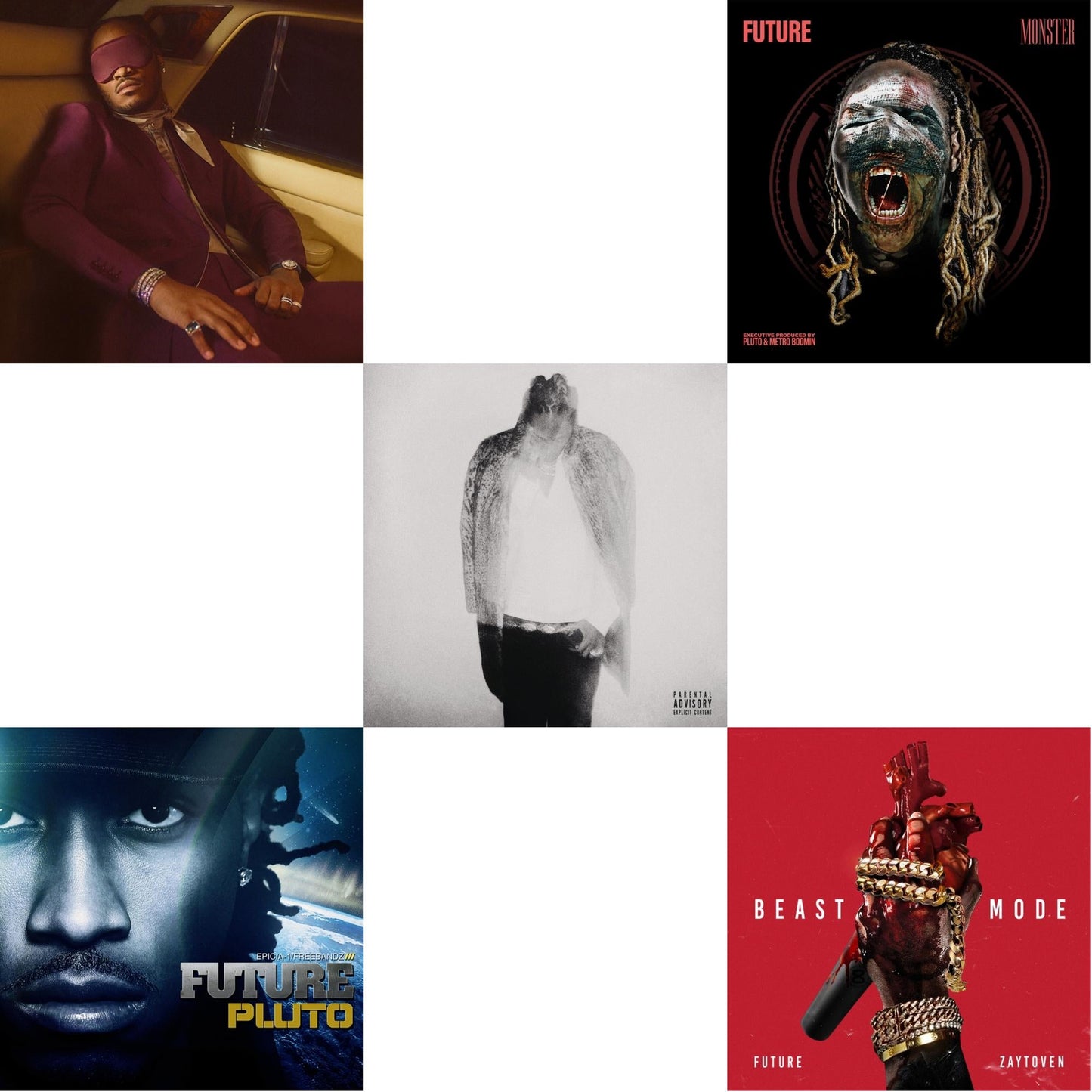 I Never Liked You & Pluto (X) (2LP) & Hndrxx (X) (2LP) & Monster (X) & Beast Mode (X)