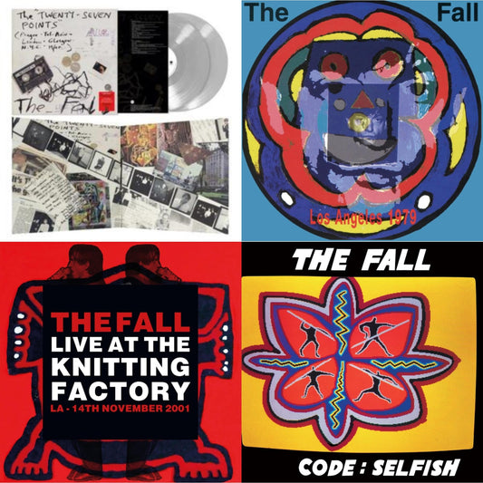 Fall - Twenty-Seven Points: Live 92-95 (Live) (140G/Clear LP Vinyl) & Live From The Vaults - Los Angeles 1979 & Live Art The Knitting Factory - La - 14 November 2001 & Code: Selfish