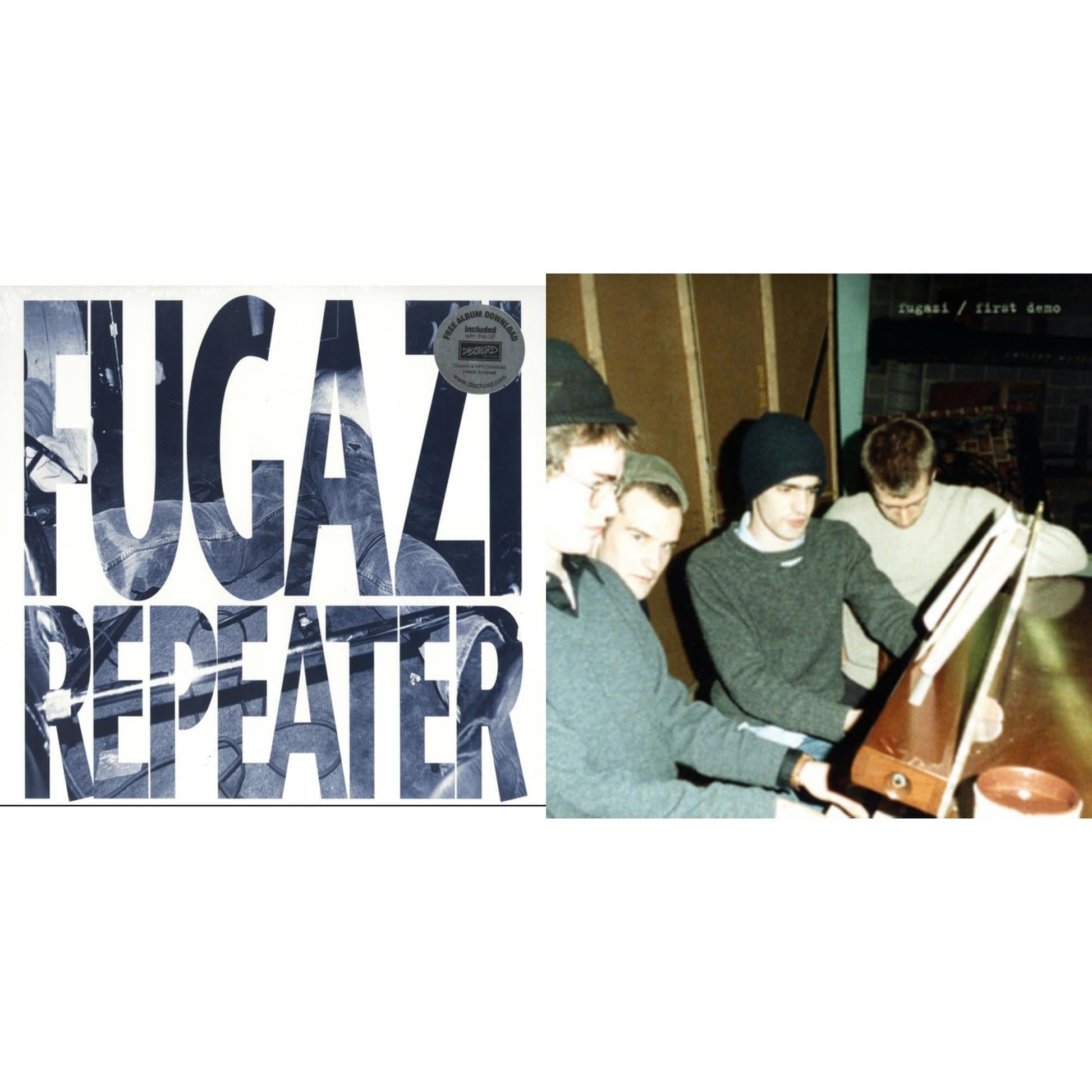 This is a 2 LP Vinyl SKU bundle.
1.This LP Vinyl is brand new.Format: LP VinylMusic Style: PunkThis item's title is: Repeater (Blue LP Vinyl)Artist: FugaziLabel: Rock/PopBarcode: 643859044018Release Date: 1/1/2015
2.This LP Vinyl is brand new.