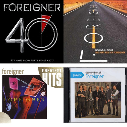 40 (3CD) & No End In Sight - The Very Best & Very Best Of & Beyond & Playlist: Very Best Of Foreigner