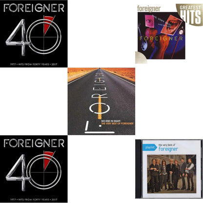 40 & 40 (3CD) & No End In Sight - The Very Best & Very Best Of & Beyond & Playlist: Very Best Of Foreigner