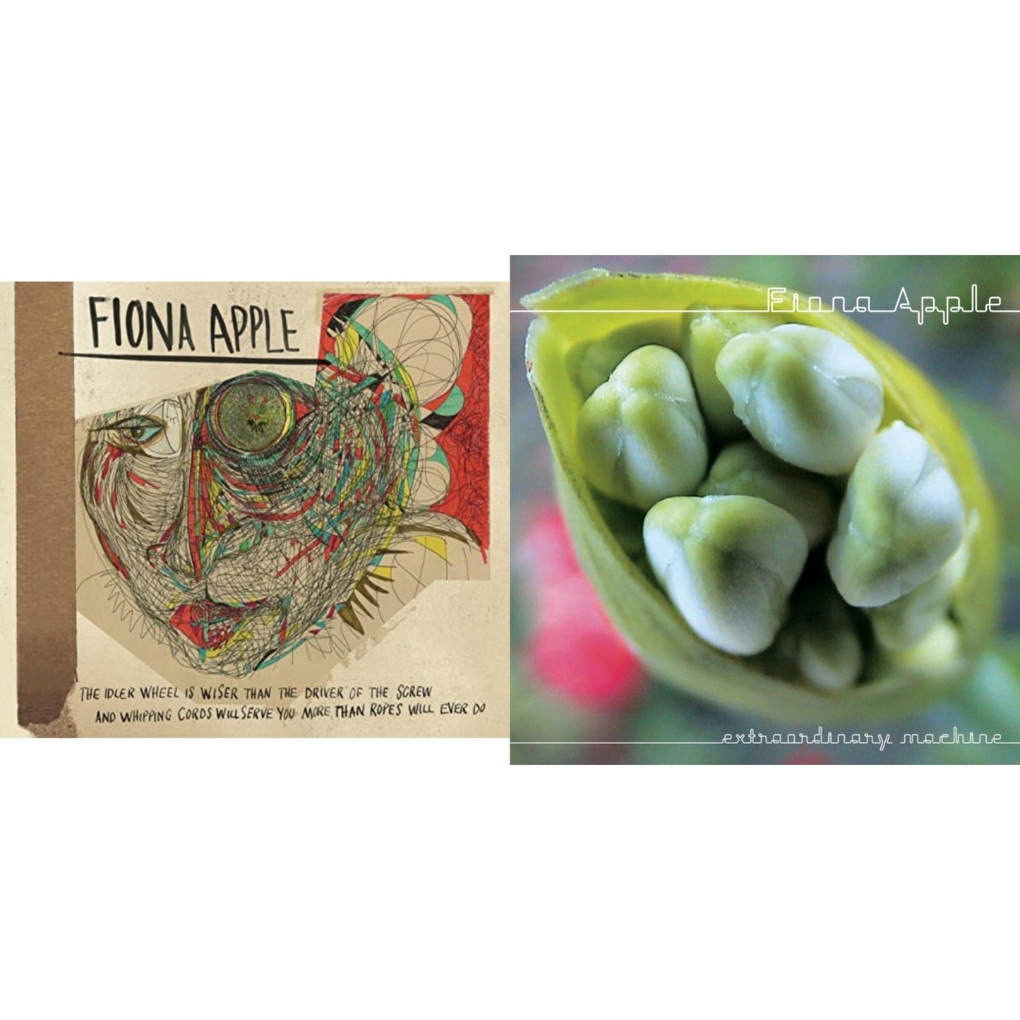 This is a 2 CD SKU bundle.
1.This CD is brand new.Format: CDMusic Style: Alternative RockThis item's title is: Idler Wheel Is Wiser Than The DriverArtist: Fiona AppleLabel: LEGACYBarcode: 886919786323Release Date: 6/19/2012
2.This CD is brand new.