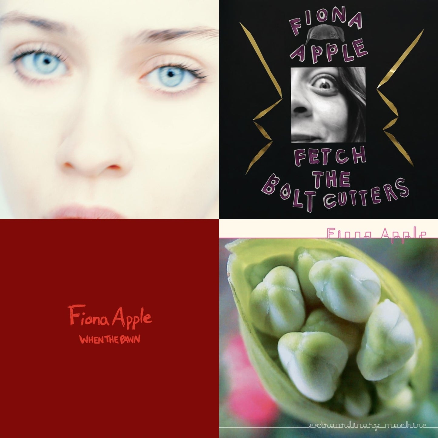 This is a 4 LP Vinyl SKU bundle.
1.This LP Vinyl is brand new.Format: LP VinylThis item's title is: Tidal (2LP/180G/45 RPM)Artist: Fiona AppleBarcode: 194398742410Release Date: 12/8/2023
2.This LP Vinyl is brand new.