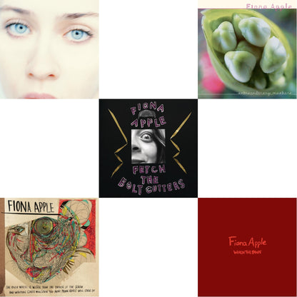 Fiona Apple - Fetch The Bolt Cutters (180G/2LP/Dl Insert) & Tidal (2LP/180G/45 RPM) & When The Pawn… (180G) & Idler Wheel Is Wiser Than The Driver Of The Screw & Whipping Cords Will Serve You More (180G) & Extraordinary Machines (2LP/180G)