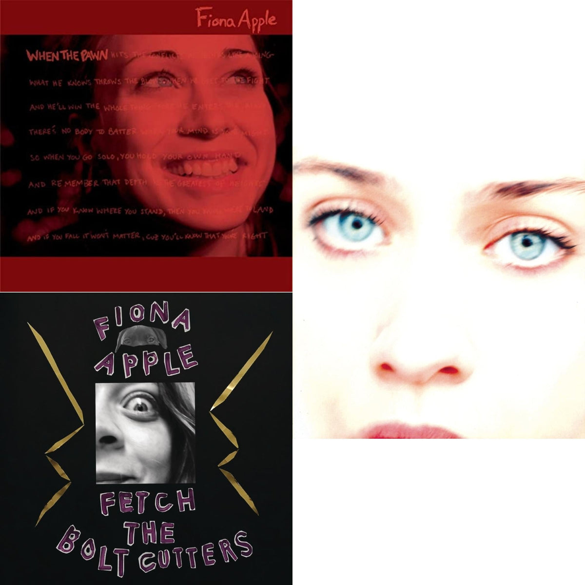 Fiona Apple - Fetch The Bolt Cutters & When The Pawn & Tidal - CD Bundle