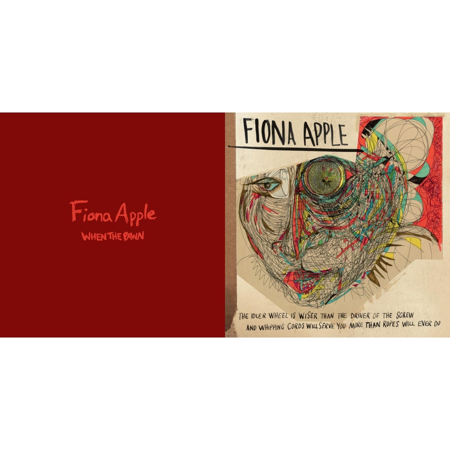 Fiona Apple - When The Pawn… (180G) & Idler Wheel Is Wiser Than The Driver Of The Screw & Whipping Cords Will Serve You More (180G) - LP Vinyl Bundle