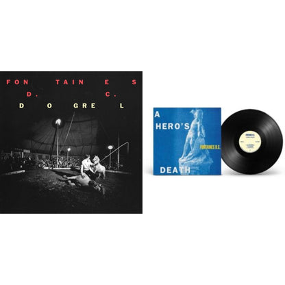 Fontaines D.C. - Dogrel & Hero's Death (Printed Inner Sleeve) - LP Vinyl Bundle