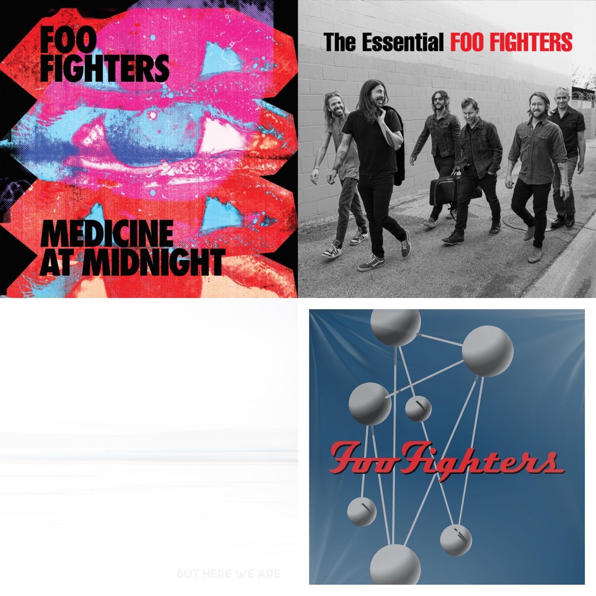 This is a 4 LP Vinyl SKU bundle.
1.This LP Vinyl is brand new.Format: LP VinylMusic Style: Alternative RockThis item's title is: Medicine At Midnight (140G)Artist: Foo FightersLabel: RCABarcode: 194397883619Release Date: 2/5/2021
2.This LP Vinyl is brand new.