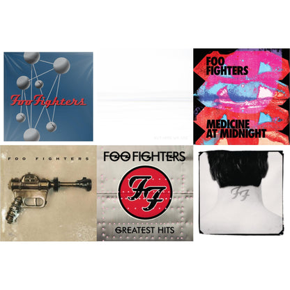 This is a 6 LP Vinyl SKU bundle.
1.This LP Vinyl is brand new.Format: LP VinylMusic Style: Alternative RockThis item's title is: Colour & The Shape (2LP/Dl Card)Artist: Foo FightersLabel: LEGACYBarcode: 886979832213Release Date: 11/21/2011
2.This LP Vinyl is brand new.