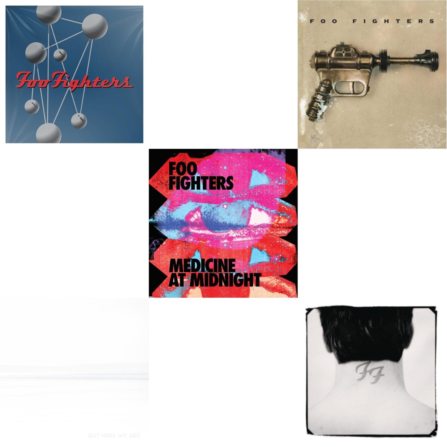 Medicine At Midnight (140G) & But Here We Are & Foo Fighters (Dl Card) & Colour & The Shape (2LP/Dl Card) & There Is Nothing Left To Lose (2LP/Dl Card)
