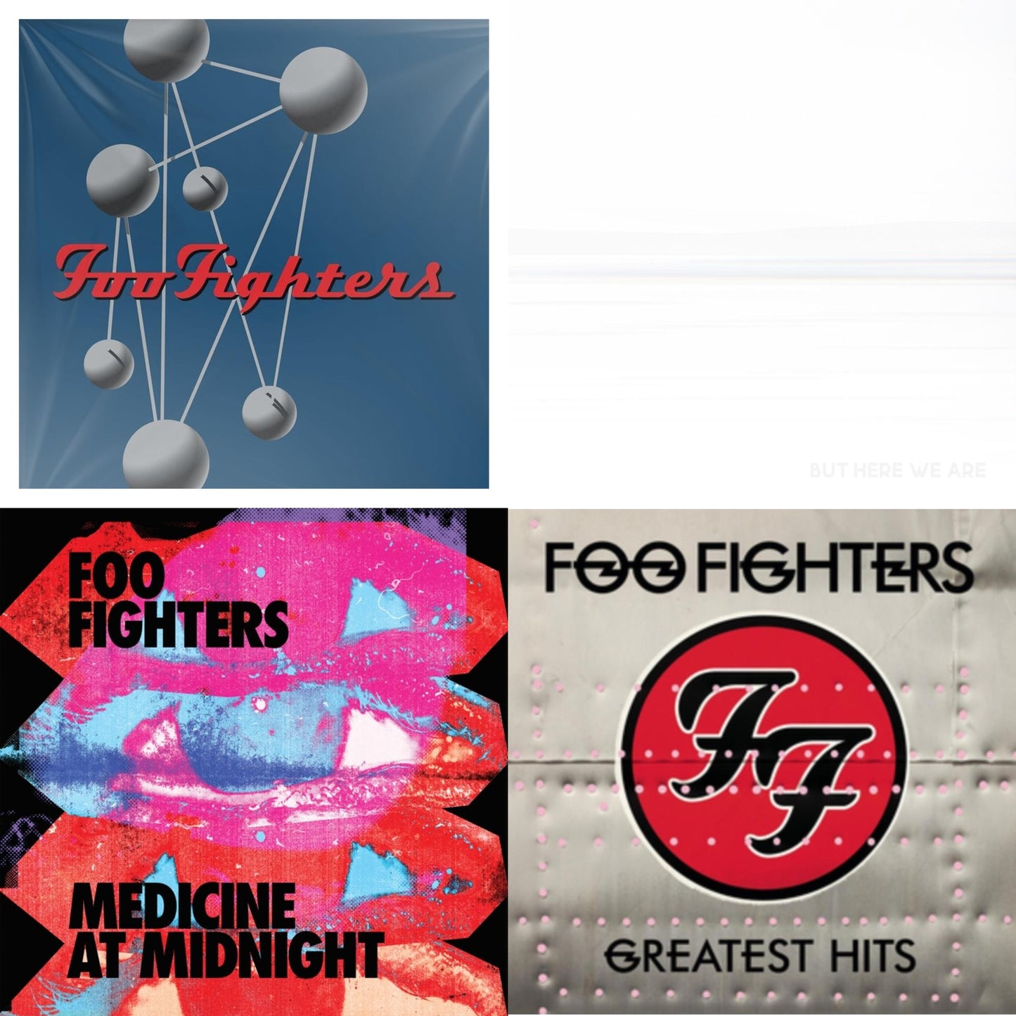 This is a 4 LP Vinyl SKU bundle.
1.This LP Vinyl is brand new.Format: LP VinylMusic Style: Alternative RockThis item's title is: Medicine At Midnight (140G)Artist: Foo FightersLabel: RCABarcode: 194397883619Release Date: 2/5/2021
2.This LP Vinyl is brand new.