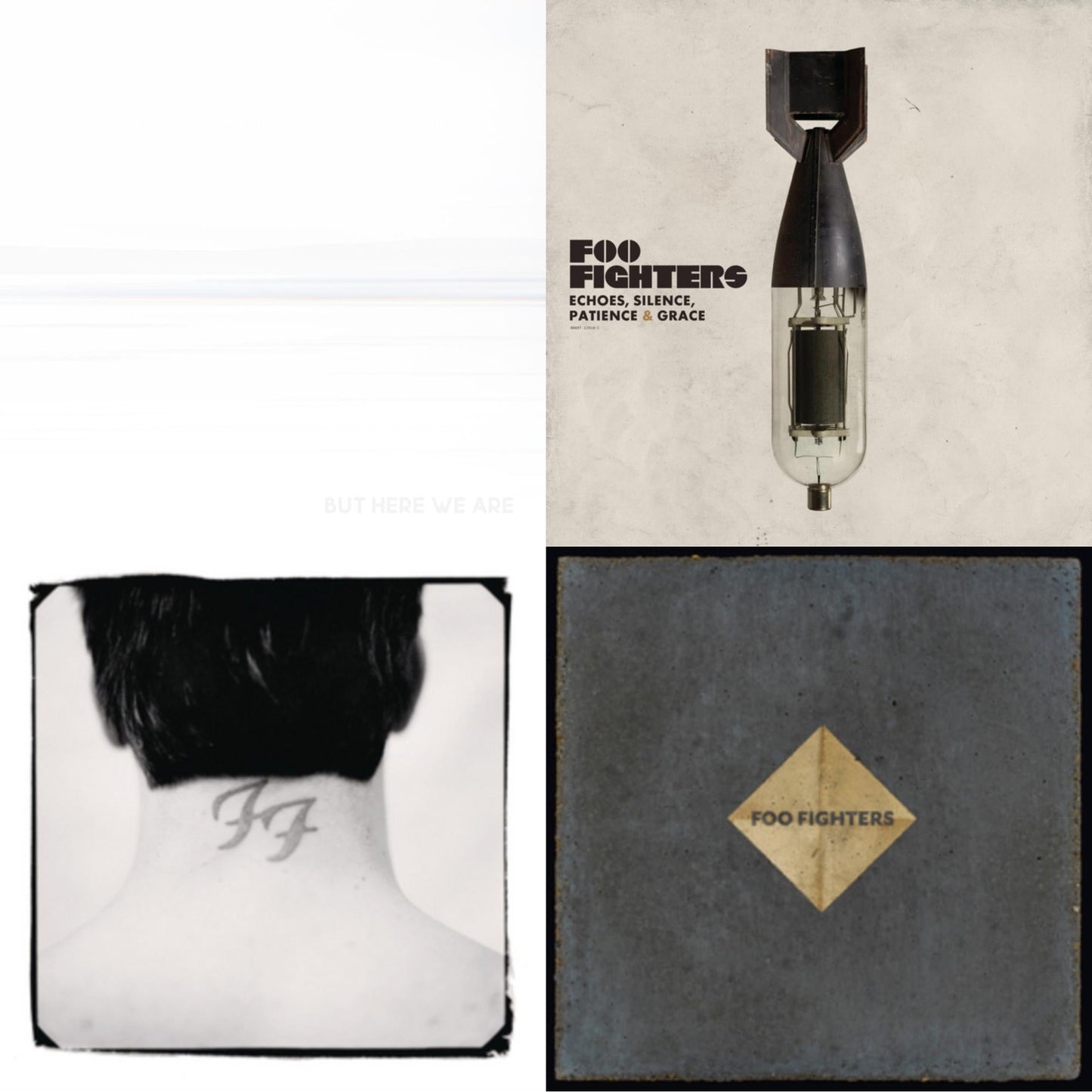 But Here We Are (White LP Vinyl) & Echoes Silence Patience & Grace & There Is Nothing Left To Lose (2LP/Dl Card) & Concrete & Gold (140G/Dl Code/2LP)