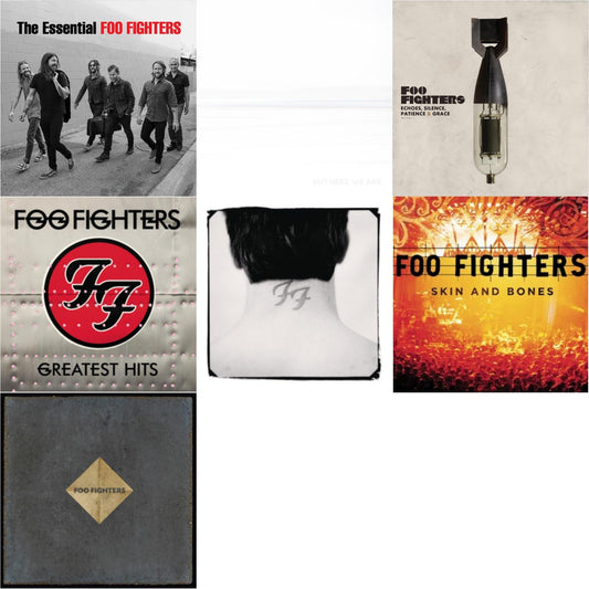 Essential Foo Fighters & But Here We Are (White LP Vinyl) & Echoes Silence Patience & Grace & Greatest Hits (2LP/Dl Card/Gatefold) & There Is Nothing Left To Lose (2LP/Dl Card) & Skin & Bones (2LP/Dl Card) & Concrete & Gold (140G/Dl Code/2LP)