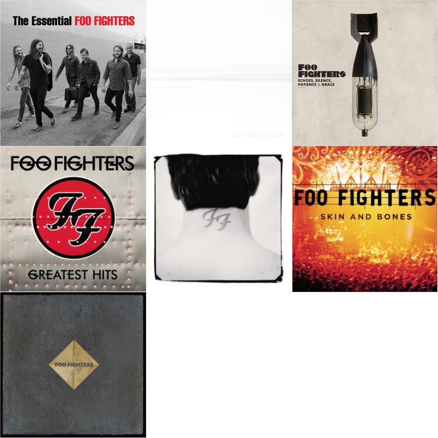 Essential Foo Fighters & But Here We Are (White LP Vinyl) & Echoes Silence Patience & Grace & Greatest Hits (2LP/Dl Card/Gatefold) & There Is Nothing Left To Lose (2LP/Dl Card) & Skin & Bones (2LP/Dl Card) & Concrete & Gold (140G/Dl Code/2LP)
