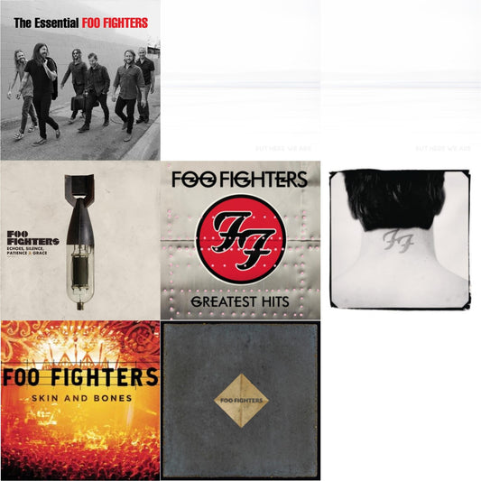 Foo Fighters - Essential Foo Fighters & But Here We Are (White LP Vinyl) & But Here We Are & Echoes Silence Patience & Grace & Greatest Hits (2LP/Dl Card/Gatefold) & There Is Nothing Left To Lose (2LP/Dl Card) & Skin & Bones (2LP/Dl Card) & Concrete