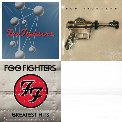 This is a 4 LP Vinyl SKU bundle.
1.This LP Vinyl is brand new.Format: LP VinylMusic Style: Alternative RockThis item's title is: Colour & The Shape (2LP/Dl Card)Artist: Foo FightersLabel: LEGACYBarcode: 886979832213Release Date: 11/21/2011
2.This LP Vinyl is brand new.