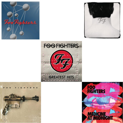This is a 5 LP Vinyl SKU bundle.
1.This LP Vinyl is brand new.Format: LP VinylMusic Style: Alternative RockThis item's title is: Medicine At Midnight (140G)Artist: Foo FightersLabel: RCABarcode: 194397883619Release Date: 2/5/2021
2.This LP Vinyl is brand new.