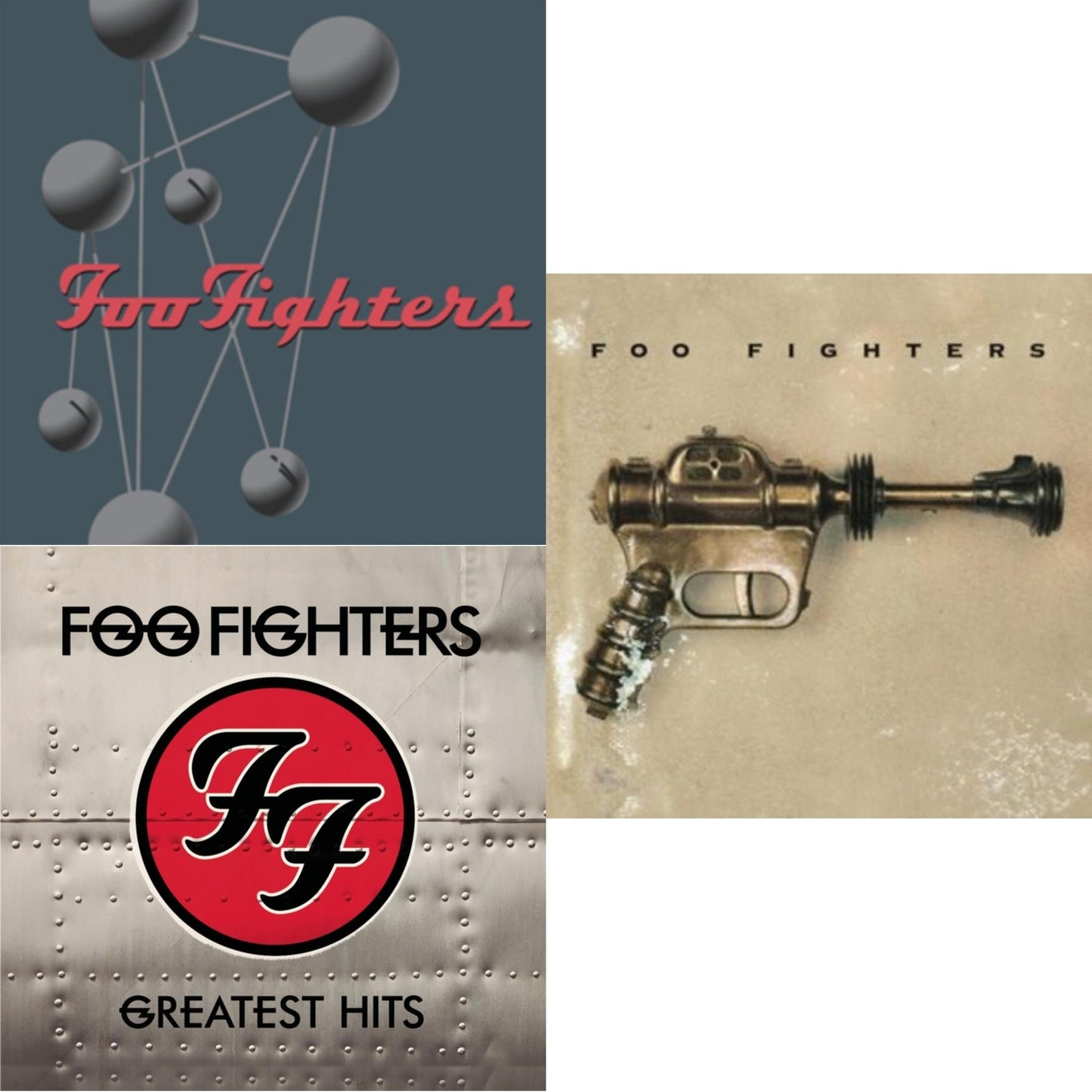 This is a 3 CD SKU bundle.
1.This CD is brand new.Format: CDMusic Style: Alternative RockThis item's title is: Foo FightersArtist: Foo FightersLabel: LEGACYBarcode: 828765549622Release Date: 12/10/2003
2.This CD is brand new.