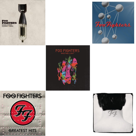 Echoes Silence Patience & Grace & Greatest Hits (2LP/Dl Card/Gatefold) & Wasting Light (2LP/Dl Card/Gatefold) & Colour & The Shape (2LP/Dl Card) & There Is Nothing Left To Lose (2LP/Dl Card)