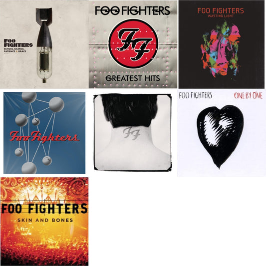 Echoes Silence Patience & Grace & Greatest Hits (2LP/Dl Card/Gatefold) & Wasting Light (2LP/Dl Card/Gatefold) & Colour & The Shape (2LP/Dl Card) & There Is Nothing Left To Lose (2LP/Dl Card) & One By One (2LP/Dl Card) & Skin & Bones (2LP/Dl Card)