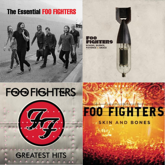 Essential Foo Fighters & Echoes Silence Patience & Grace & Greatest Hits (2LP/Dl Card/Gatefold) & Skin & Bones (2LP/Dl Card)