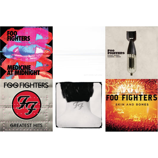 Medicine At Midnight (140G) & But Here We Are (White LP Vinyl) & Echoes Silence Patience & Grace & Greatest Hits (2LP/Dl Card/Gatefold) & There Is Nothing Left To Lose (2LP/Dl Card) & Skin & Bones (2LP/Dl Card)