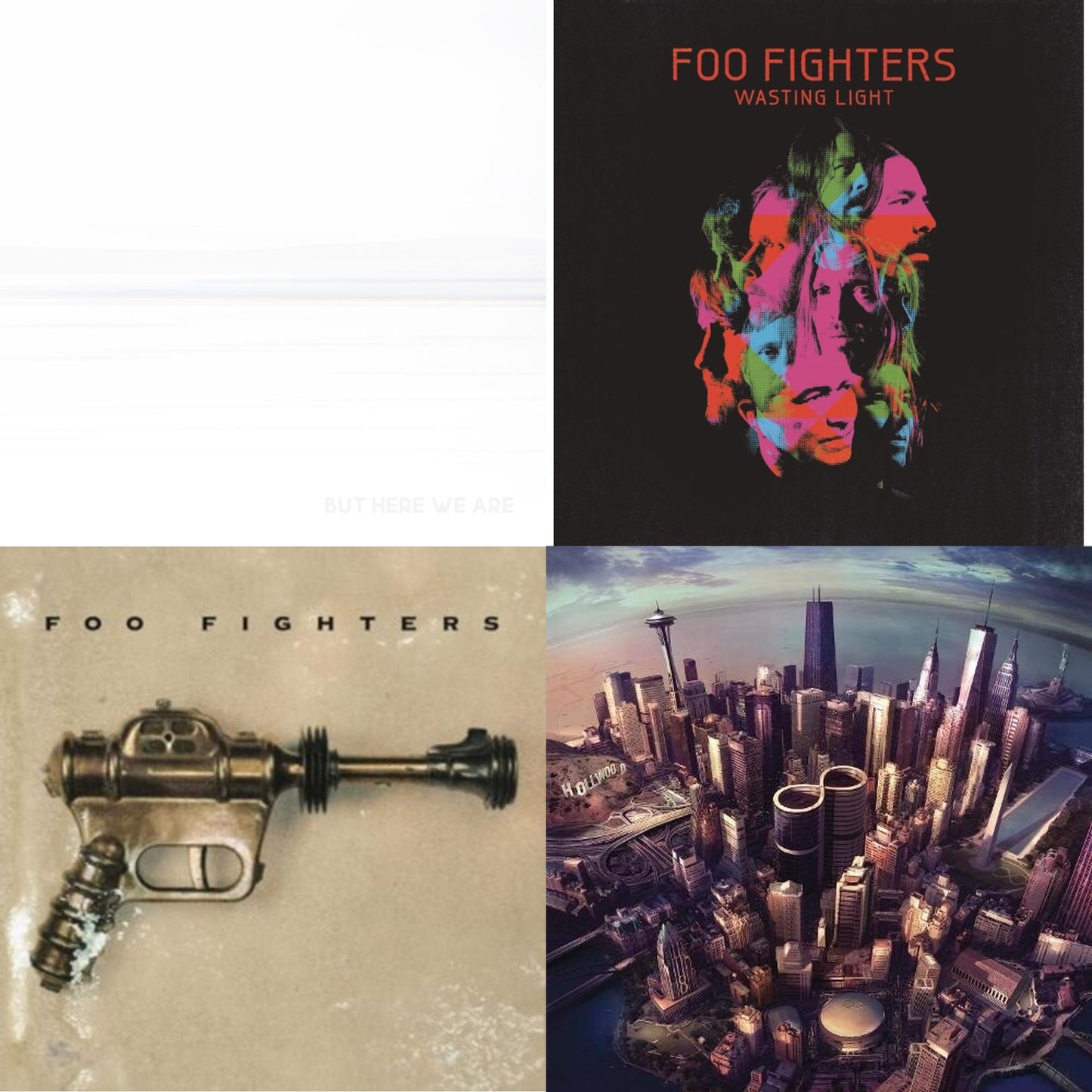 But Here We Are & Wasting Light (2LP/Dl Card/Gatefold) & Foo Fighters (Dl Card) & Sonic Highways (180G/Dl Card/Gatefold)