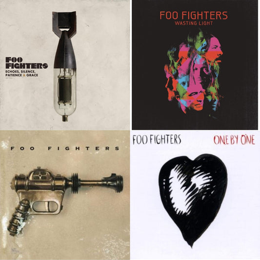 Echoes Silence Patience & Grace & Wasting Light (2LP/Dl Card/Gatefold) & Foo Fighters (Dl Card) & One By One (2LP/Dl Card)