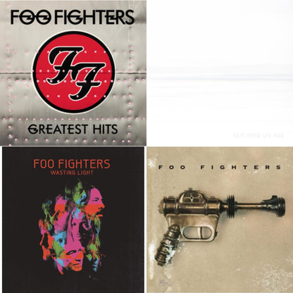This is a 4 LP Vinyl SKU bundle.
1.This LP Vinyl is brand new.Format: LP VinylMusic Style: Alternative RockThis item's title is: But Here We AreArtist: Foo FightersLabel: RCABarcode: 196588178412Release Date: 6/2/2023
2.This LP Vinyl is brand new.