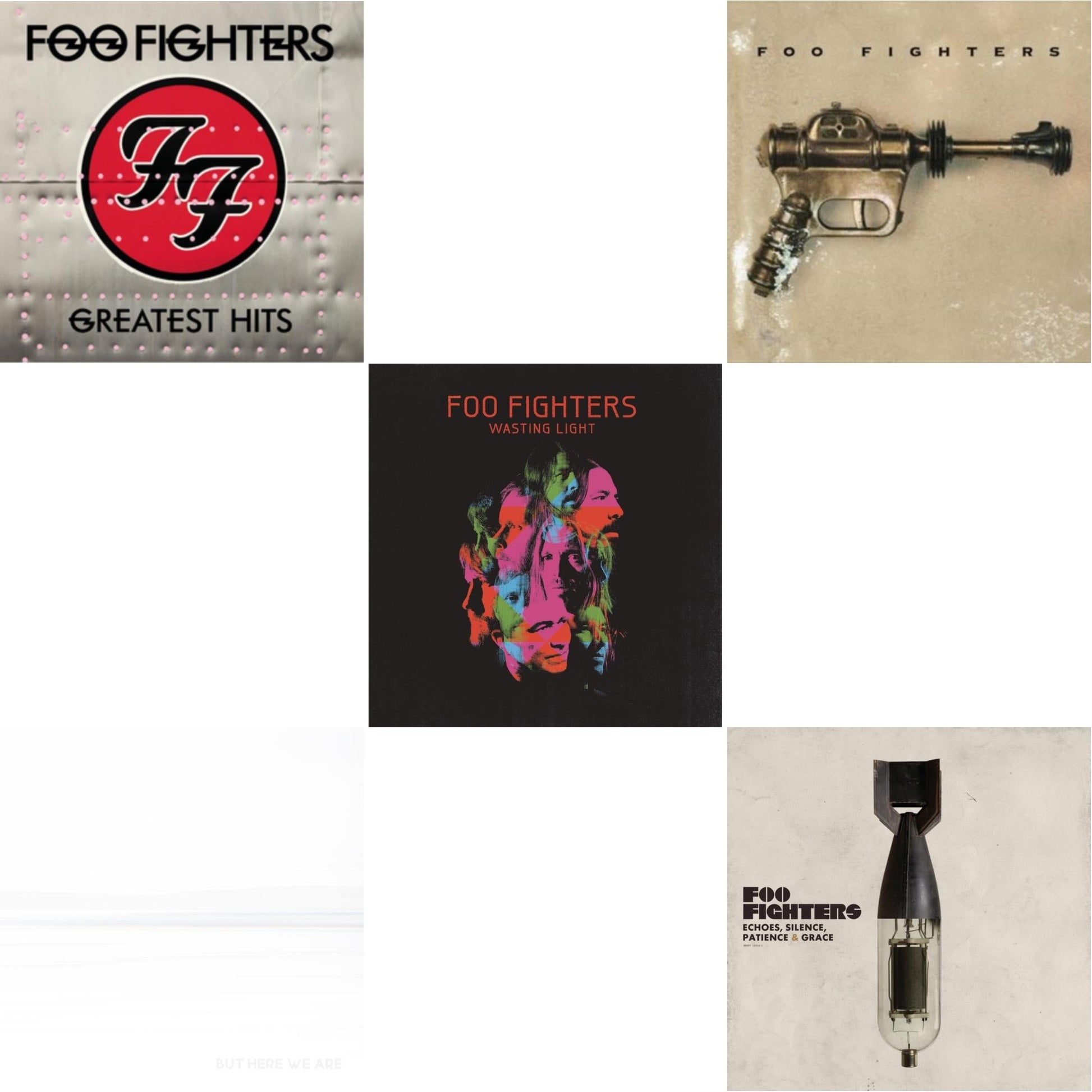 This is a 5 LP Vinyl SKU bundle.
1.This LP Vinyl is brand new.Format: LP VinylMusic Style: Alternative RockThis item's title is: But Here We AreArtist: Foo FightersLabel: RCABarcode: 196588178412Release Date: 6/2/2023
2.This LP Vinyl is brand new.