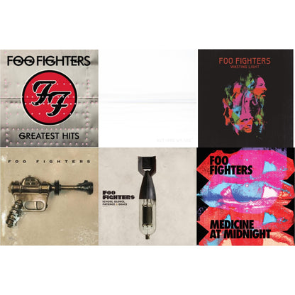 This is a 6 LP Vinyl SKU bundle.
1.This LP Vinyl is brand new.Format: LP VinylMusic Style: Alternative RockThis item's title is: Medicine At Midnight (140G)Artist: Foo FightersLabel: RCABarcode: 194397883619Release Date: 2/5/2021
2.This LP Vinyl is brand new.