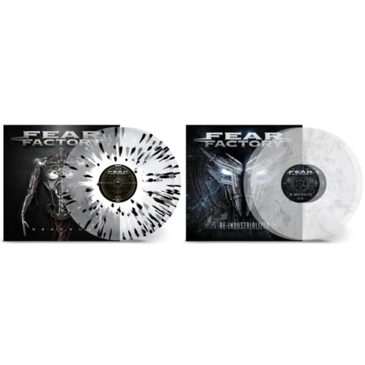 Re-Industrialized (Silver LP Vinyl) & Genexus (Crystal Clear Black White Splatter Vinyl/2LP)