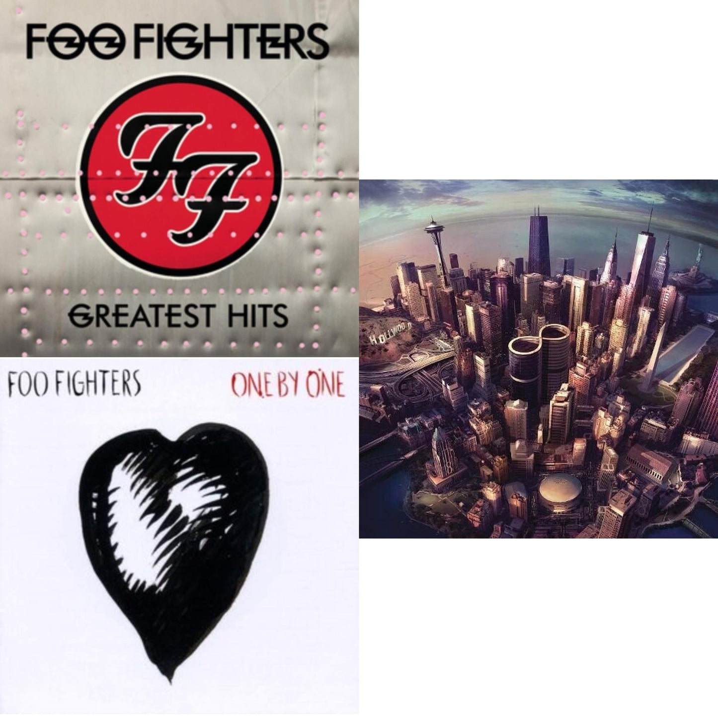 Greatest Hits (2LP/Dl Card/Gatefold) & One By One (2LP/Dl Card) & Sonic Highways (180G/Dl Card/Gatefold)