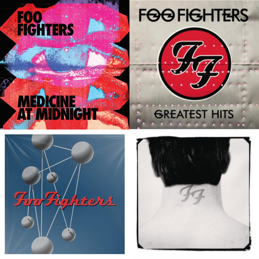 Medicine At Midnight (140G) & Greatest Hits (2LP/Dl Card/Gatefold) & Colour & The Shape (2LP/Dl Card) & There Is Nothing Left To Lose (2LP/Dl Card)