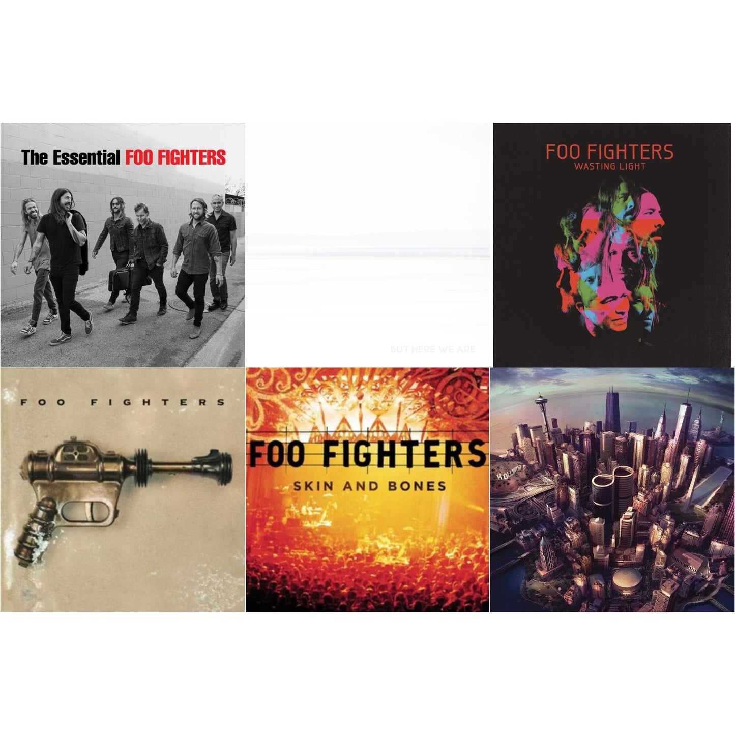 Essential Foo Fighters & But Here We Are & Wasting Light (2LP/Dl Card/Gatefold) & Foo Fighters (Dl Card) & Skin & Bones (2LP/Dl Card) & Sonic Highways (180G/Dl Card/Gatefold)