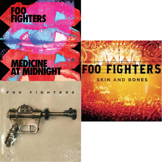 Medicine At Midnight (140G) & Foo Fighters (Dl Card) & Skin & Bones (2LP/Dl Card)